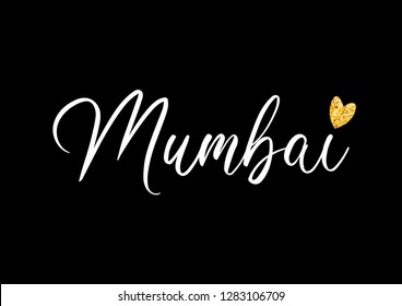 Decorative Mumbai Text