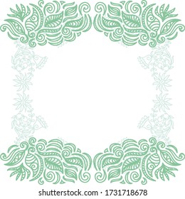 Decorative nature background. Vector illustration