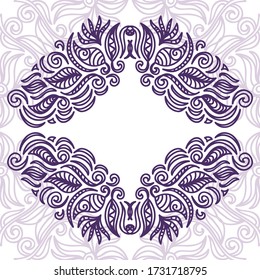 Decorative nature background. Vector illustration