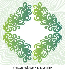 Decorative nature background. Vector illustration