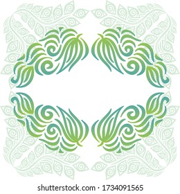 Fondo de naturaleza decorativa. Ilustración del vector