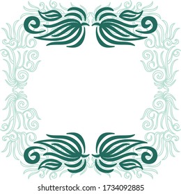 Decorative nature background. Vector illustration