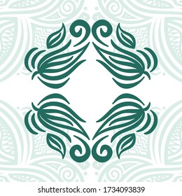 Decorative nature background. Vector illustration
