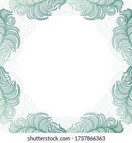 Decorative nature background. Vector illustration