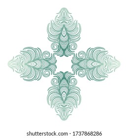Decorative nature background. Vector illustration