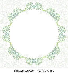 Decorative nature background. Vector illustration