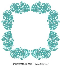 Decorative nature background. Vector illustration