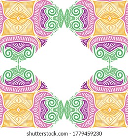 Decorative nature background. Vector illustration