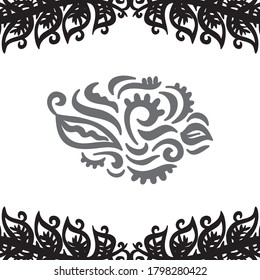 Decorative nature background. Vector illustration
