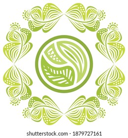 Fondo de naturaleza decorativa. Ilustración del vector