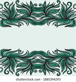 Fondo de naturaleza decorativa. Ilustración del vector