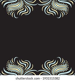 Fondo de naturaleza decorativa. Ilustración del vector