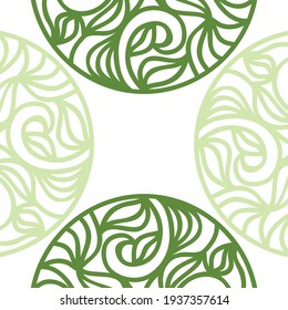 Fondo de naturaleza decorativa. Ilustración del vector