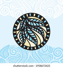 Fondo de naturaleza decorativa. Ilustración del vector