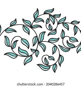 Decorative nature background. Vector illustration