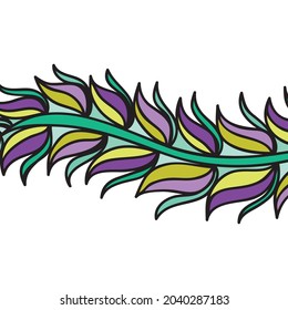 Decorative nature background. Vector illustration