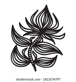 Decorative nature element. Vector illustration