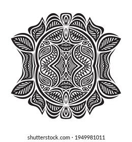 Elemento de la naturaleza decorativa. Ilustración del vector