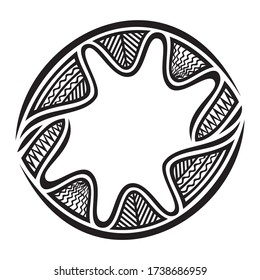 Marco de naturaleza decorativa. Ilustración del vector
