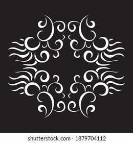 Marco de naturaleza decorativa. Ilustración del vector