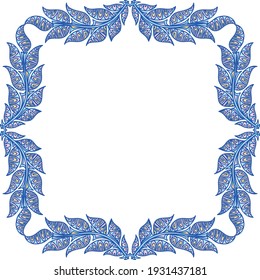 Marco de naturaleza decorativa. Ilustración del vector