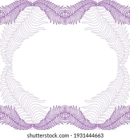 Marco de naturaleza decorativa. Ilustración del vector