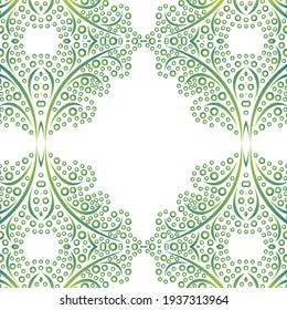 Marco de naturaleza decorativa. Ilustración del vector