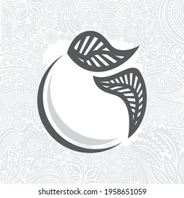 Marco de naturaleza decorativa. Ilustración del vector