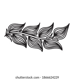 Decorative nature pattern. Vector illustration