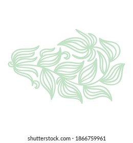 Decorative nature pattern. Vector illustration