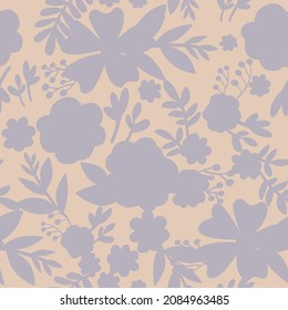 Decorative nature seamless pattern. VECTOR ILLUSRATION.
