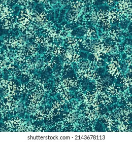 Decorative naval flecktarn camouflage pattern background. Original clothing style masking camo repeat print. Marine blue colors texture. Vector illustration.