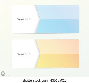 Decorative Neon Lines on an A4 or A3 Mock Up Page Vector Design For Your Content