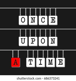 Decorative Once Upon A Time script handcrafted vector calligraphy font typeface, book cover, graphics, banner, vintage, illustration, letters, t-shirt design, poster, card, inspiration design concept