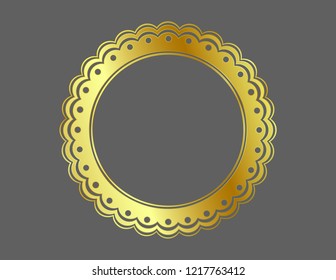 Decorative openwork frame