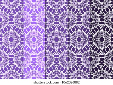 Decorative oriental pattern set. modern geometric design. vector illustration. for wallpaper, decoration.