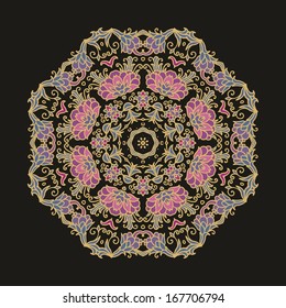 Decorative oriental rosette