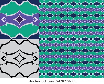 Decorative ornament of abstract pattern islamic background and can be for pattern ethnic fabric