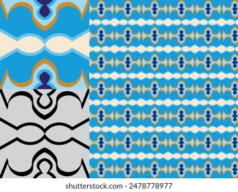 Decorative ornament of abstract pattern islamic background and can be for pattern ethnic fabric