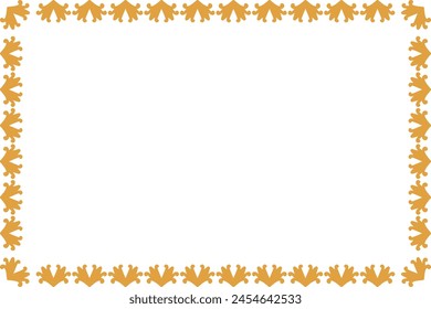 Decorative ornament border frame design