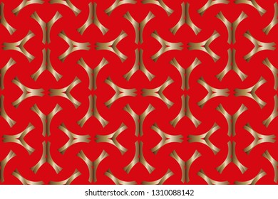 Decorative ornament, creative background, three-dimensionael pattern, illustrations, Wallpaper. Abstract texture. Traditional ethnic ornament for your dsign. Luxury  vector pattern