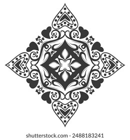 Decorative ornament design for banners, banners, cards and more