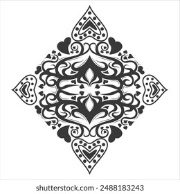 Decorative ornament design for banners, banners, cards and more