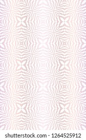 Decorative Ornament With Floral Pattern. Seamless. Vector illustration.