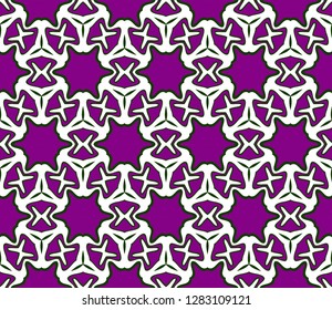 Decorative Ornament With Floral Pattern. Seamless. Vector illustration.