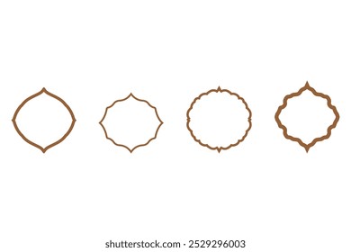 Decorative ornament frame design set