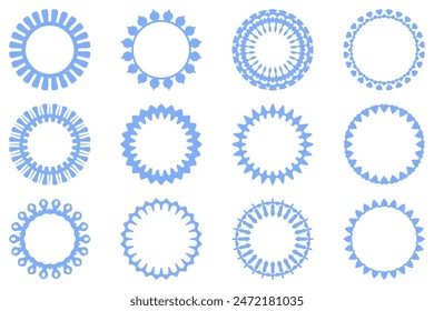 Decorative ornament frame set design