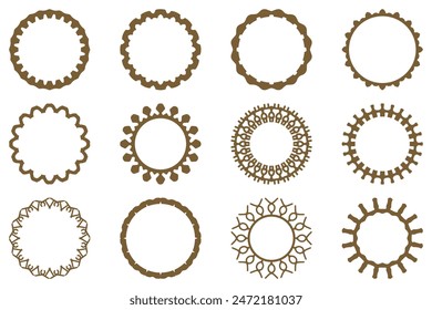 Decorative ornament frame set design