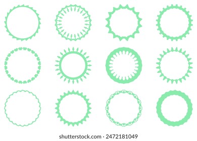 Decorative ornament frame set design