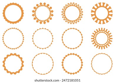 Decorative ornament frame set design